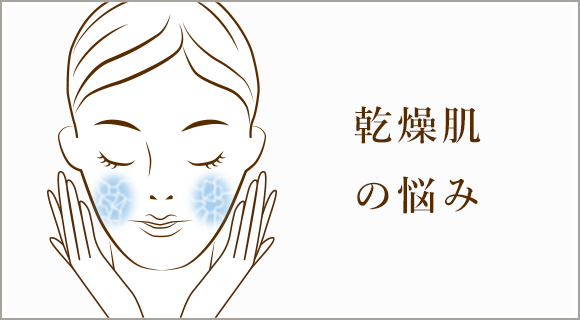 乾燥肌の悩み